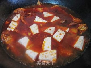 川味豆腐烧鱼的做法步骤：8