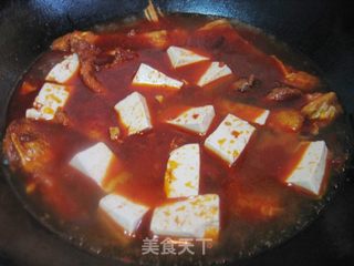 川味豆腐烧鱼的做法步骤:8