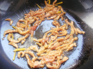 榨菜青椒肉丝的做法步骤:6