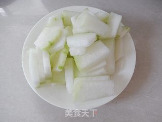 冬瓜鸭骨汤的做法步骤:2