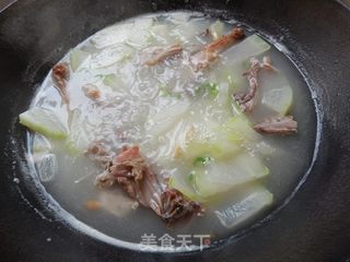 冬瓜鸭骨汤的做法步骤:10
