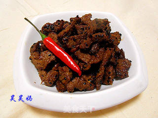 孜然牛肉干的做法步骤:9