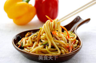 黑椒肉丝炒土豆粉的做法步骤:11