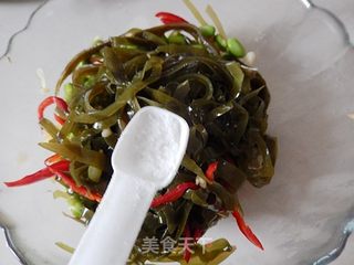 毛豆仁拌海带丝的做法步骤:10