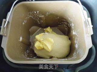 花生浆欧式吐司的做法步骤:5