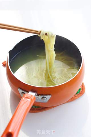 葱油肉末拌面的做法步骤:6