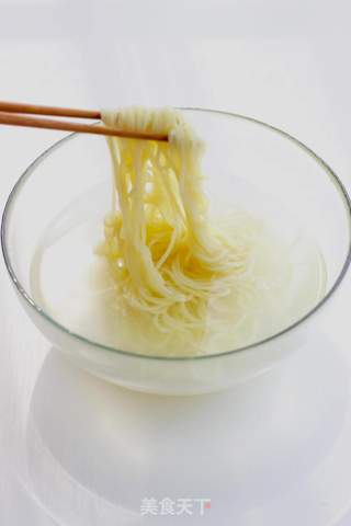 葱油肉末拌面的做法步骤:7