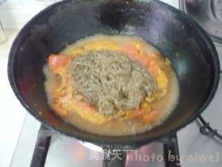 西红柿鸡蛋炖粉条的做法步骤:8