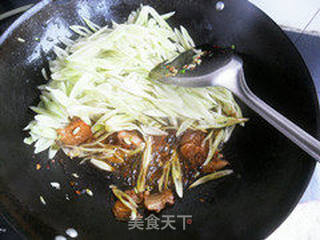 豆角炒肉的做法步骤：5