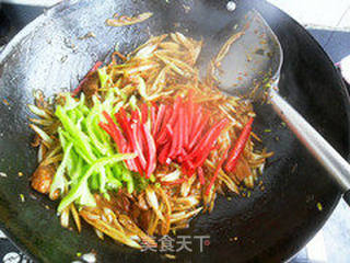 豆角炒肉的做法步骤：7