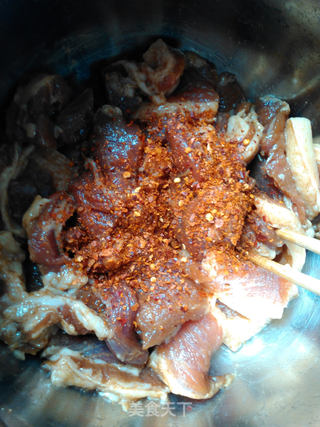 粉蒸肉的做法步骤:9