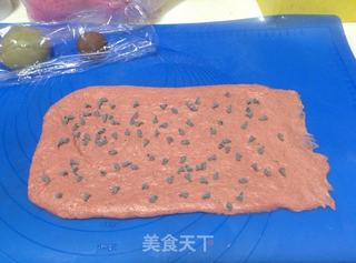 【西瓜吐司】——吐司面包也要过夏天的做法步骤:10