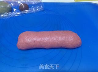 【西瓜吐司】——吐司面包也要过夏天的做法步骤:11