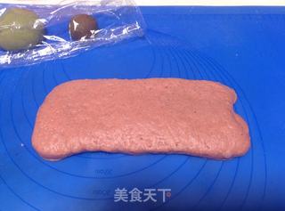 【西瓜吐司】——吐司面包也要过夏天的做法步骤:12