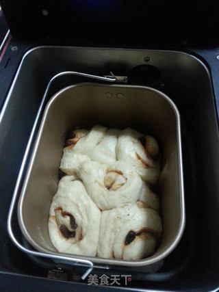 肉桂葡萄干面包的做法步骤:12