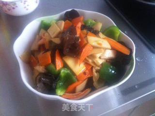 杏鲍菇的家常炒法的做法步骤：10