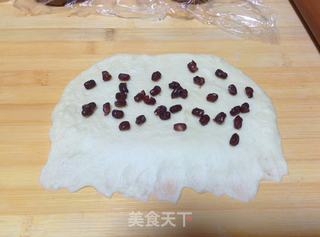 【蜜豆可可双色吐司】——手工整形面包机版的做法步骤:13