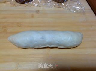 【蜜豆可可双色吐司】——手工整形面包机版的做法步骤:16
