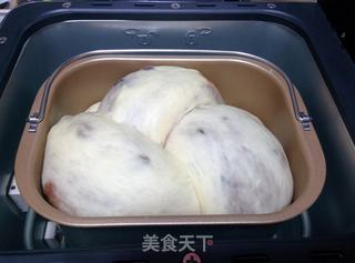 【蜜豆可可双色吐司】——手工整形面包机版的做法步骤:22