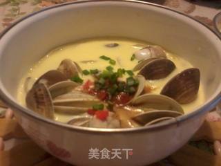 文蛤蒸蛋的做法步骤:4