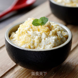 简单美味-----咸蛋柴火豆腐的做法步骤:14