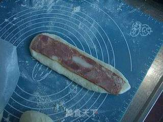 培根面包卷的做法步骤:6