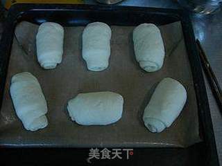 培根面包卷的做法步骤:7