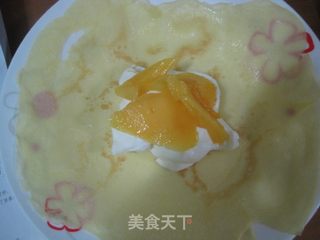 芒果班戟的做法步骤:11