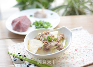 夏季蔬菜最解毒---葫芦炒肉片的做法步骤:9