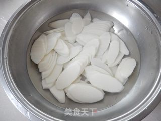山药炒木耳的做法步骤:3