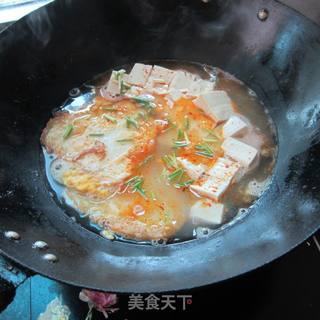 荷包蛋煮豆腐的做法步骤：9