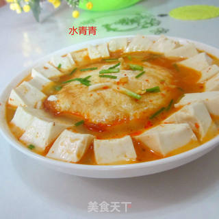 荷包蛋煮豆腐的做法步骤：10