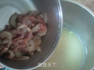 鲜汤青菜粥的做法步骤：6