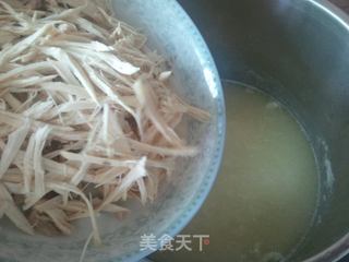 鲜汤青菜粥的做法步骤：7