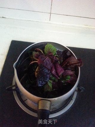 苋菜手擀面的做法步骤:2