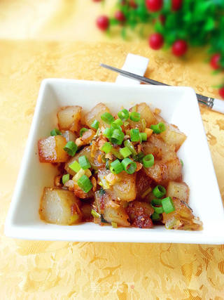 豌豆焖子的做法步骤:7