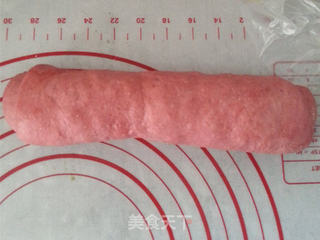 来自面包机的那一抹清凉——西瓜面包的做法步骤:7