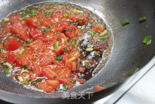 为他做碗有爱的面条——西红柿煎蛋面的做法步骤:12