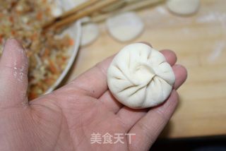 吃不够的美味——肉馅水煎包的做法步骤:11