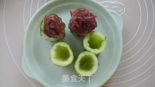 【紫薯青瓜盅】的做法步骤:6