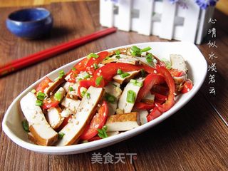 椒麻凉拌豆干的做法步骤:7
