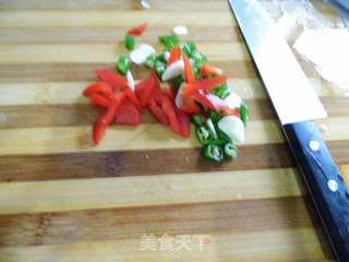 尖椒豆豉炒苦瓜的做法步骤:2