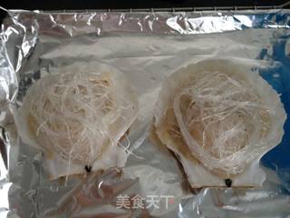 蒜蓉粉丝烤扇贝的做法步骤:8