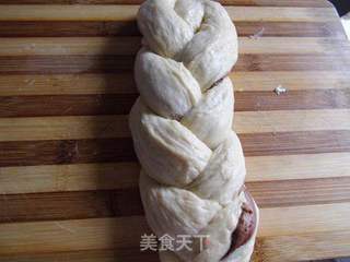 可可双色面包的做法步骤:10