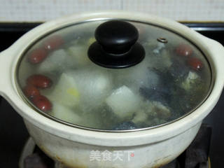 竹丝鸡红枣萝卜汤的做法步骤:7