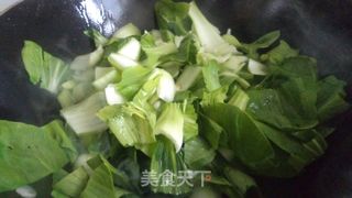 香菇青菜的做法步骤：4
