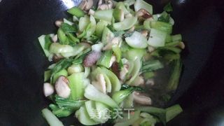 香菇青菜的做法步骤：6