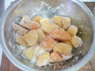 粉蒸土豆的做法步骤:5