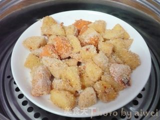 粉蒸土豆的做法步骤:6