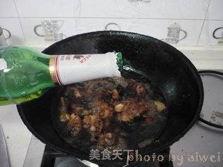 大盘鸡+皮带面的做法步骤:9